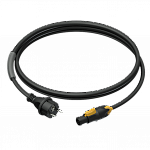 Силовой кабель Schuko Тип F(вилка)/powerCON TRUE1(розетка), 1.5м